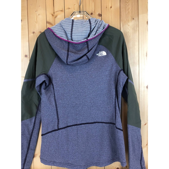 The North Face Women's Purple and Green Zip-Up Jacket, Small - Picture 3 of 5